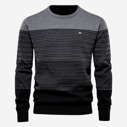 Men's Striped Jumper – Stylish Knit Sweater for Casual and Smart Wear