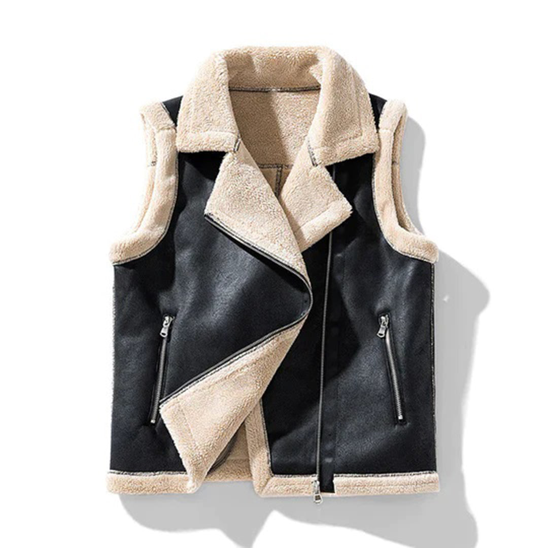 Warm Sleeveless Jacket for Women – Cozy Lightweight Layering Vest for Fall