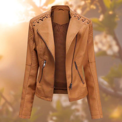 Leather Jacket for Women – Stylish Genuine Leather Outerwear for Fashion