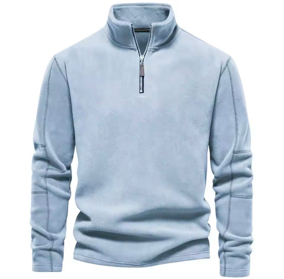 Men's Fleece Pullover – Cozy Autumn Sweater for Casual Wear and Outdoor Activities