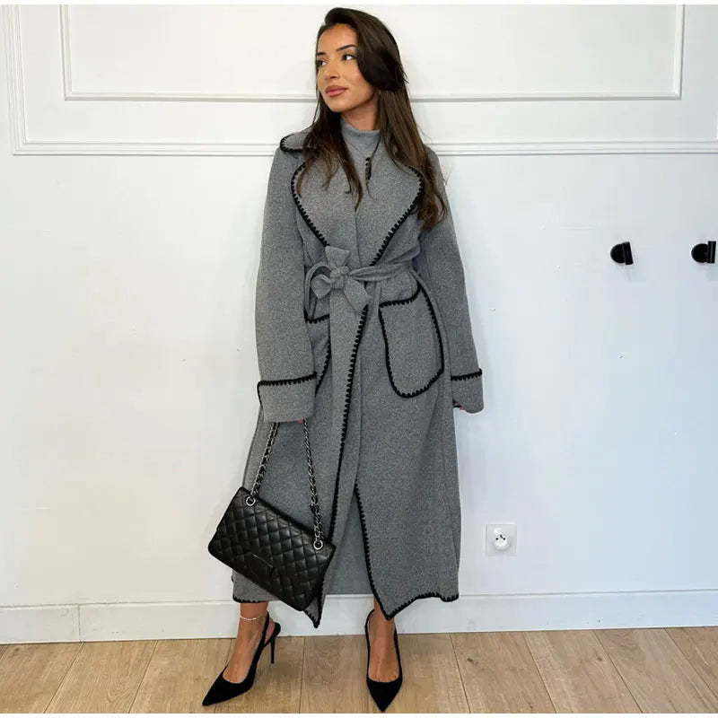 Winter Coat for Women – Long Warm Stylish Outerwear with Pockets