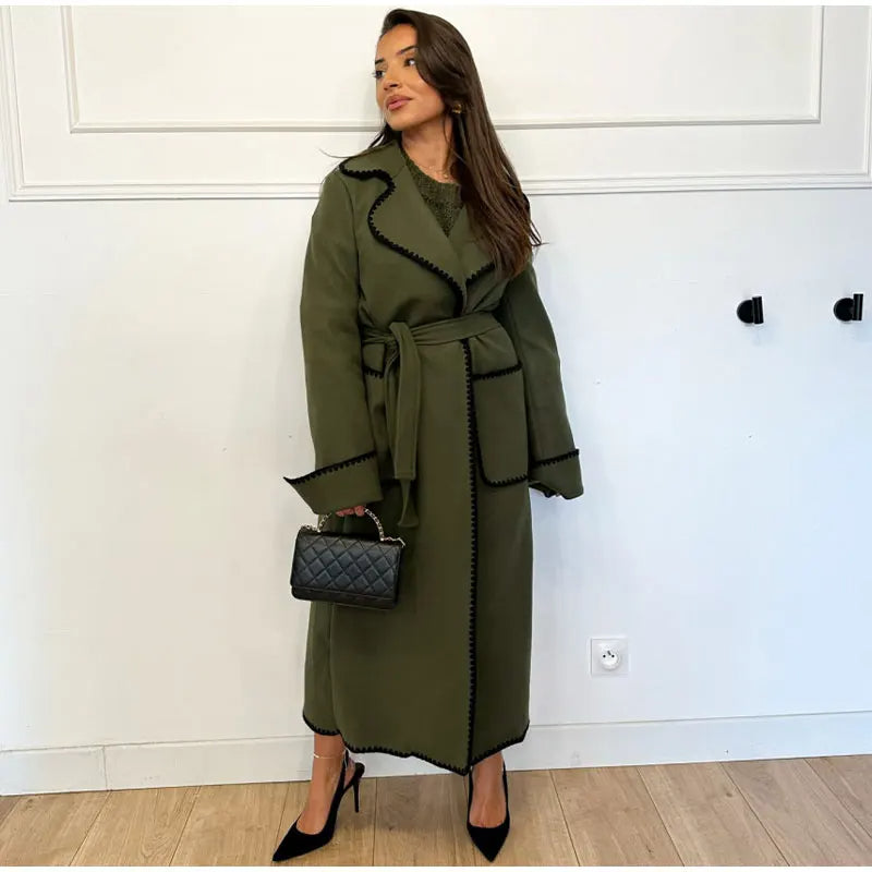 Winter Coat for Women – Long Warm Stylish Outerwear with Pockets