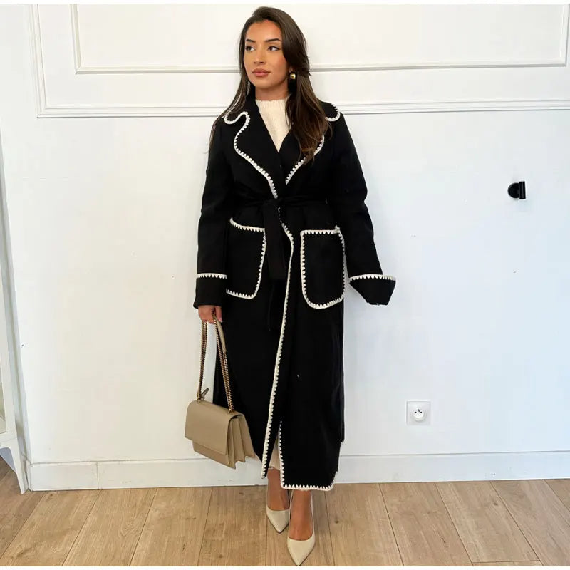 Winter Coat for Women – Long Warm Stylish Outerwear with Pockets