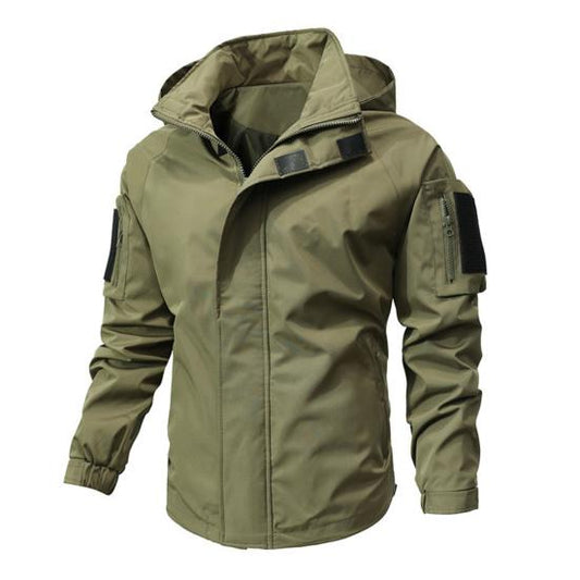 Men's Windproof Jacket – Casual Lightweight Waterproof Outerwear for All Seasons