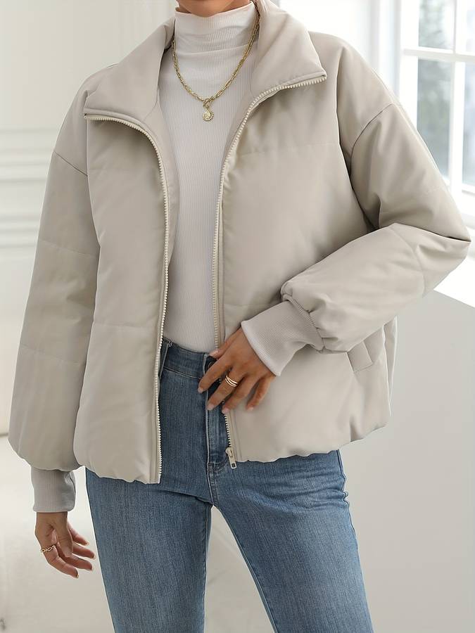 Women's Bomber Jacket – Stylish Casual Outerwear with Warmth and Comfort