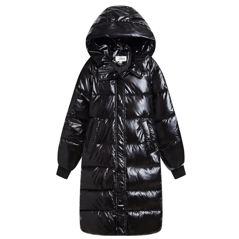 Padded Jacket Women – Warm Hooded Coat for Winter Fashion & Comfort