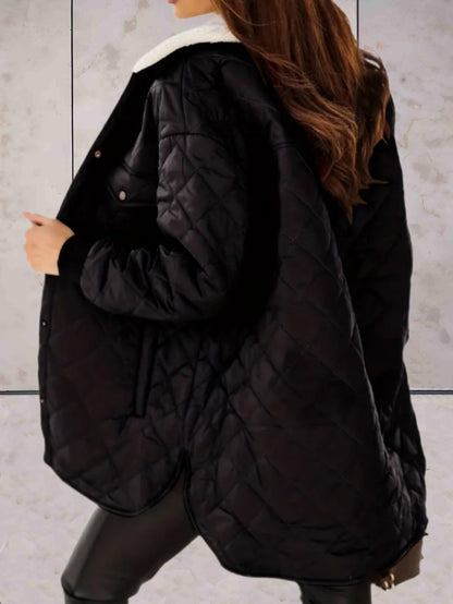 Winter Coat for Women – Long Warm Stylish Outerwear with Hood and Pockets