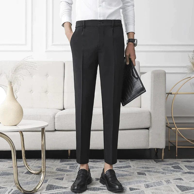 Men's Business Trousers – Slim Fit Dress Pants for Office and Formal Wear