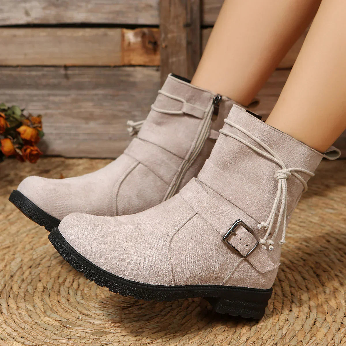 Comfortable Women's Boots – Stylish Waterproof Ankle Boots for All-Day Wear