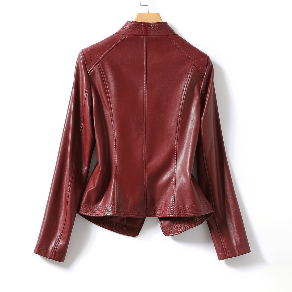 Leather Blazer Women – Stylish Faux Leather Jacket for Casual or Work