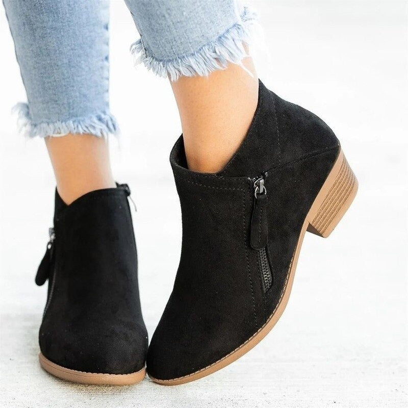 Suede Ankle Boots for Women – Stylish and Comfortable Footwear for Every Occasion