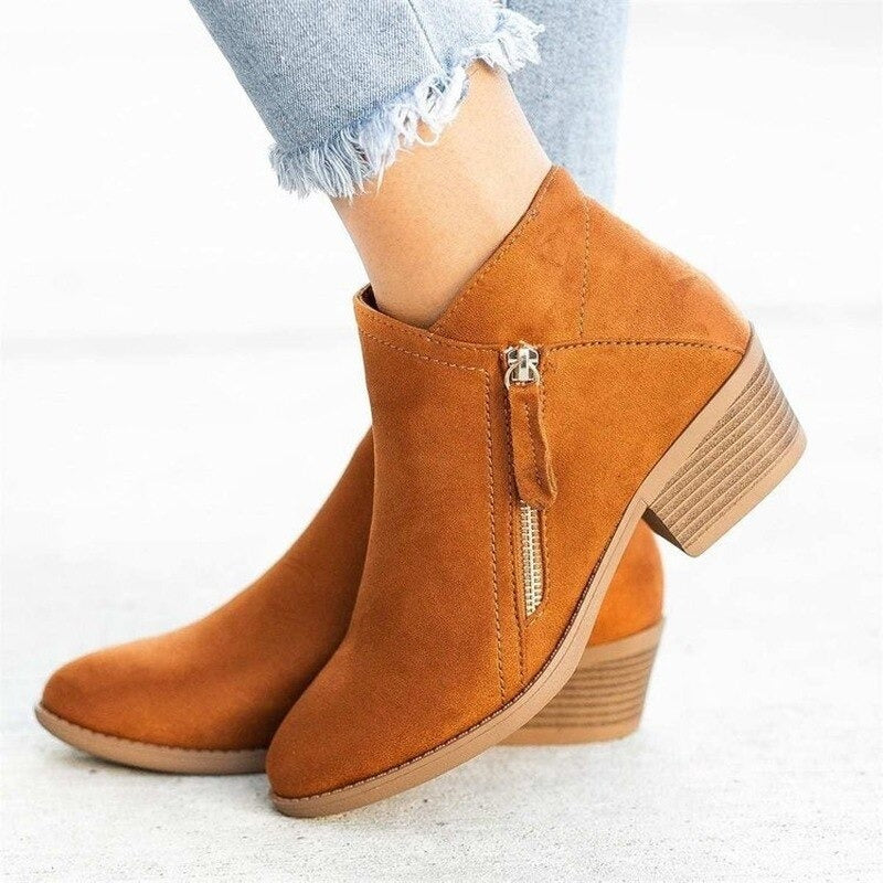 Suede Ankle Boots for Women – Stylish and Comfortable Footwear for Every Occasion