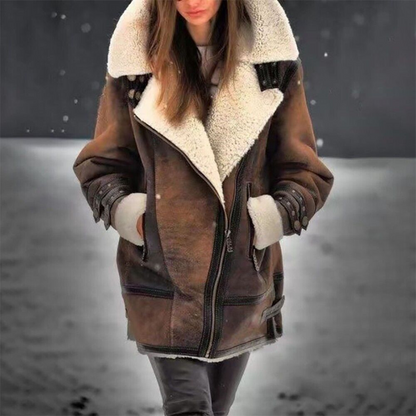 Winter Jacket for Women – Casual Warm Coat with Pockets and Stylish Design