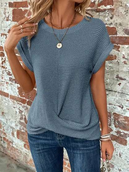 Casual Knit Top Women – Soft Lightweight Sweater for Everyday Wear