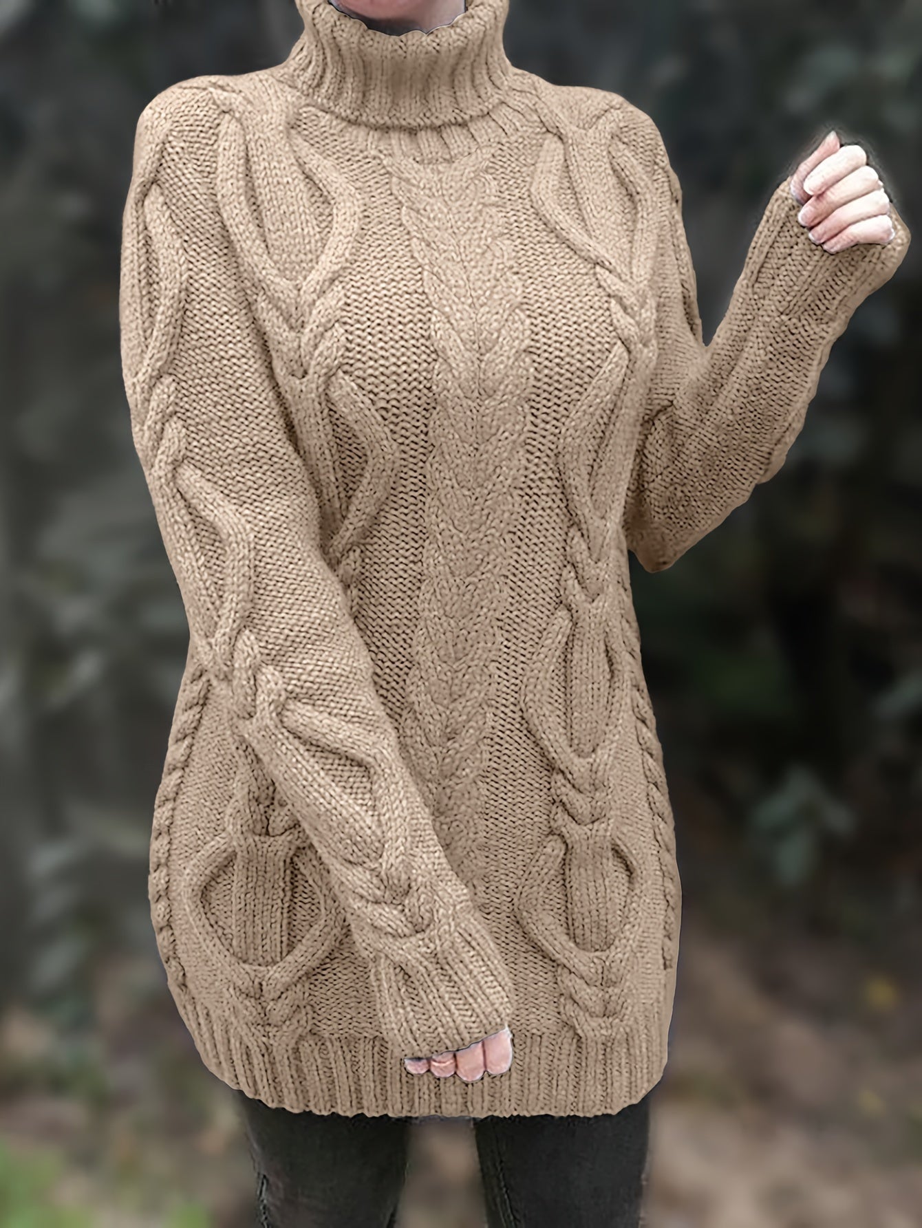 Long Sweater for Women – Cozy Knit Cardigan with Pockets for Fall