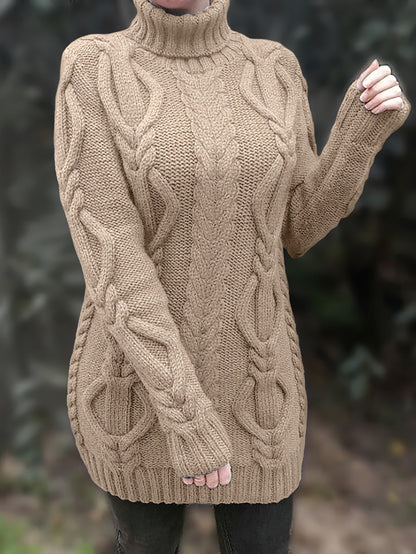 Long Sweater for Women – Cozy Knit Cardigan with Pockets for Fall