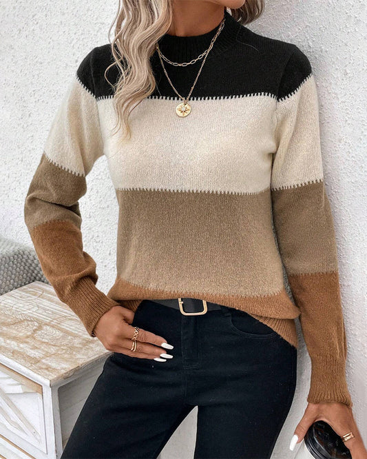 High Neck Jumper Women – Cozy Knit Sweater for Casual and Chic Style