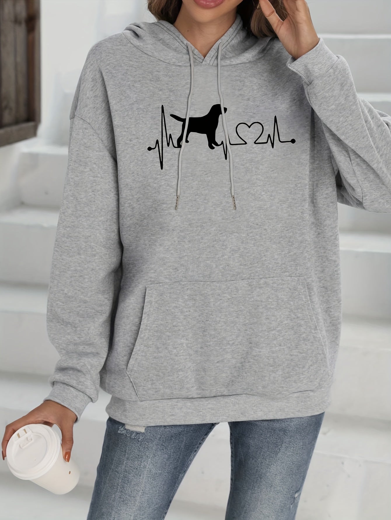 Women's Comfortable Hoodie – Soft Casual Pullover for Everyday Wear