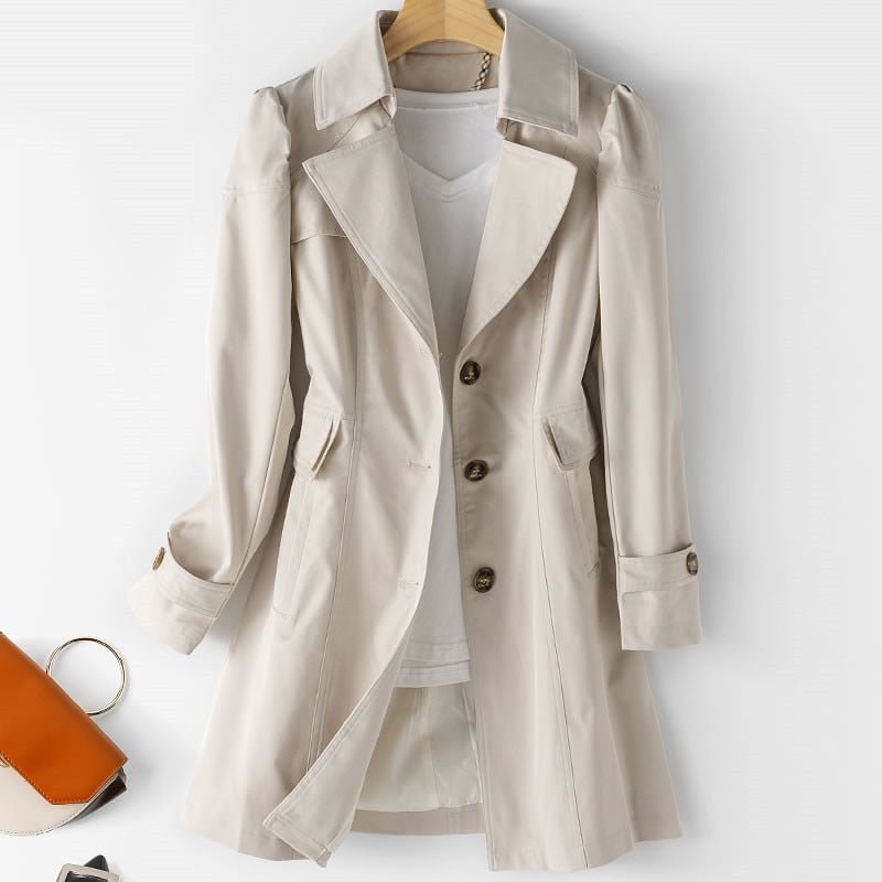 Trench Coat for Women – Elegant Long Design, Stylish Outerwear for All Occasions