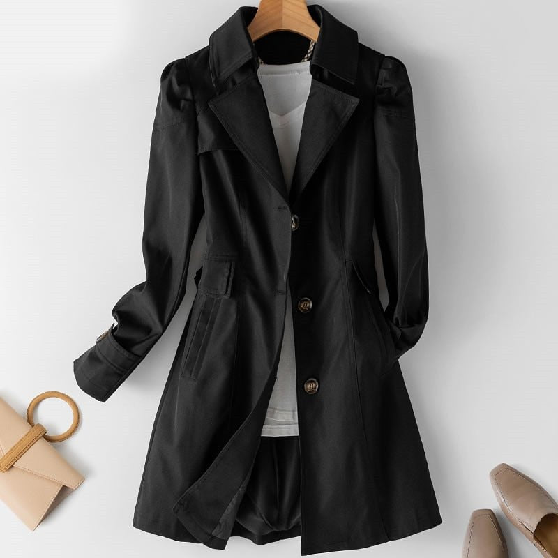 Trench Coat for Women – Elegant Long Design, Stylish Outerwear for All Occasions