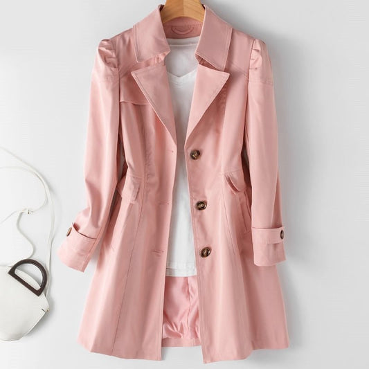 Trench Coat for Women – Elegant Long Design, Stylish Outerwear for All Occasions