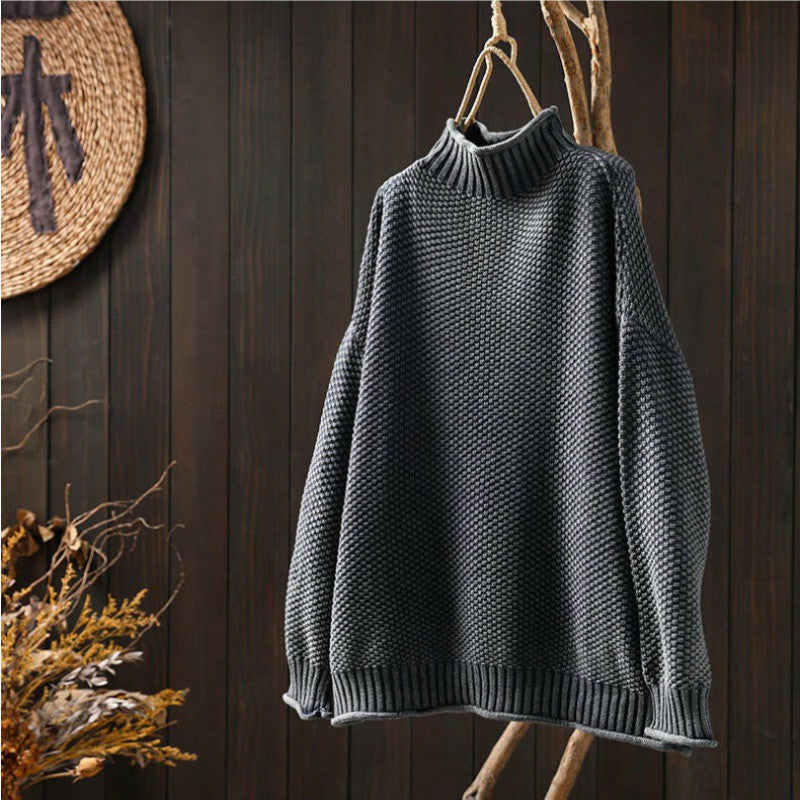 Knitted Jumper for Women – Cozy Soft Sweater for Winter Fashion