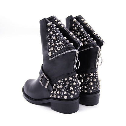 Studded Boots for Women – Stylish Ankle Boots with Durable Design