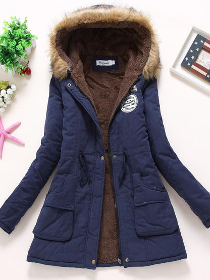 Winter Coat for Women – Warm Stylish Long Jacket with Hood and Pockets