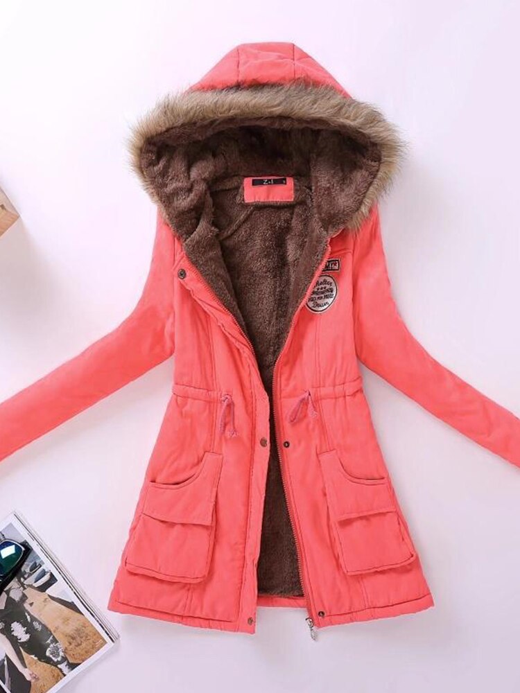 Winter Coat for Women – Warm Stylish Long Jacket with Hood and Pockets