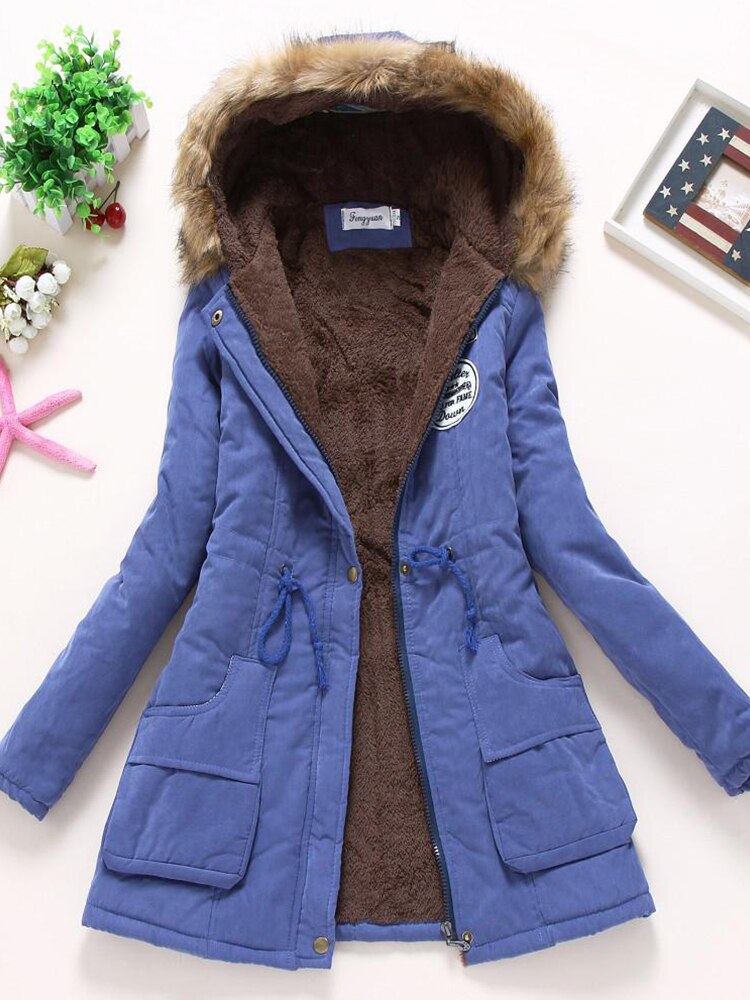 Winter Coat for Women – Warm Stylish Long Jacket with Hood and Pockets