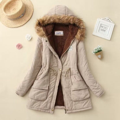 Winter Coat for Women – Warm Stylish Long Jacket with Hood and Pockets