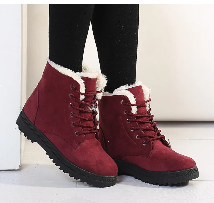 Winter Boots for Women – Stylish Waterproof Snow Boots with Warm Lining