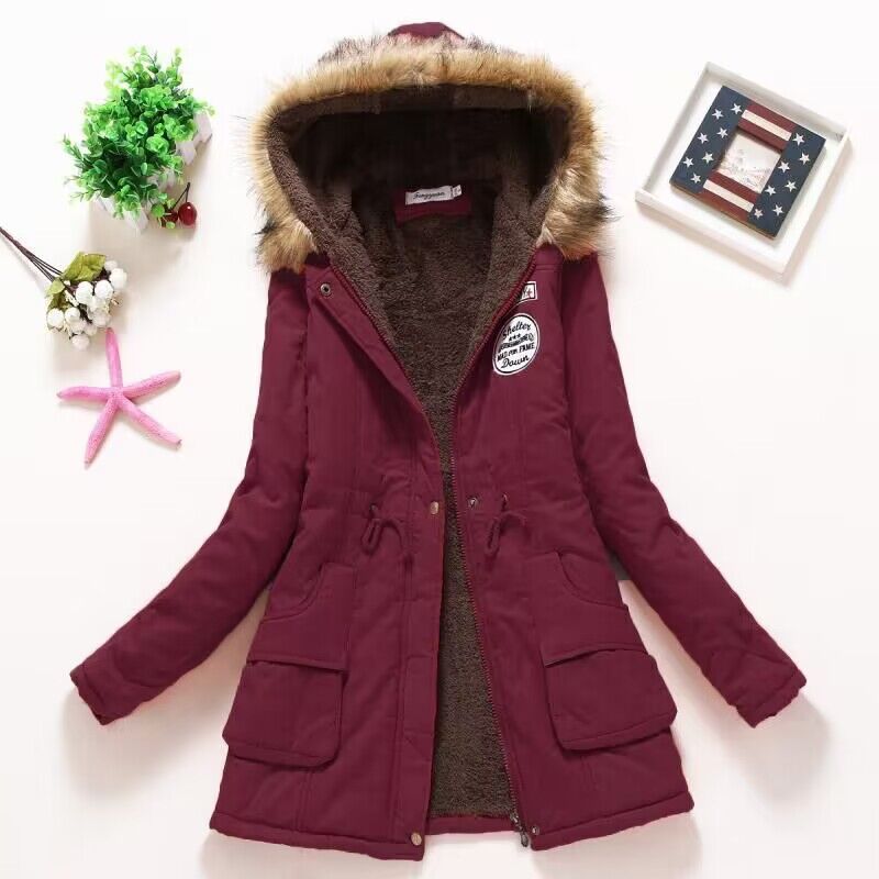 Winter Coat for Women – Warm Stylish Long Jacket with Hood and Pockets