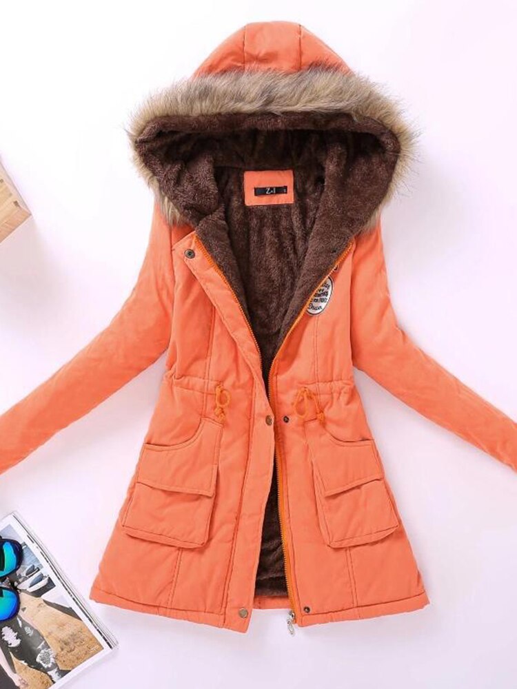 Winter Coat for Women – Warm Stylish Long Jacket with Hood and Pockets