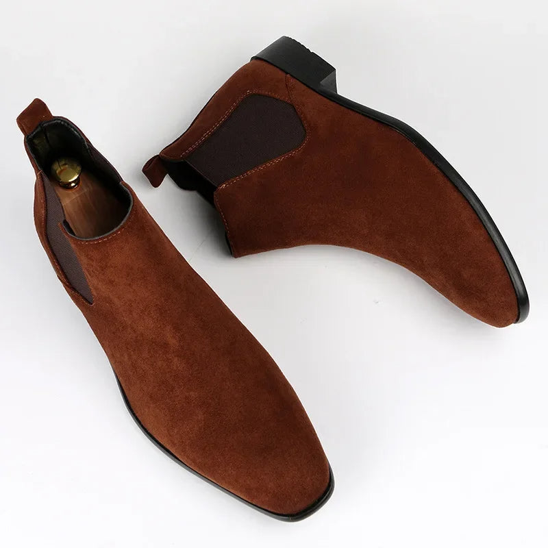 Men's Suede Boots – Elegant Stylish Footwear for Casual and Formal Wear