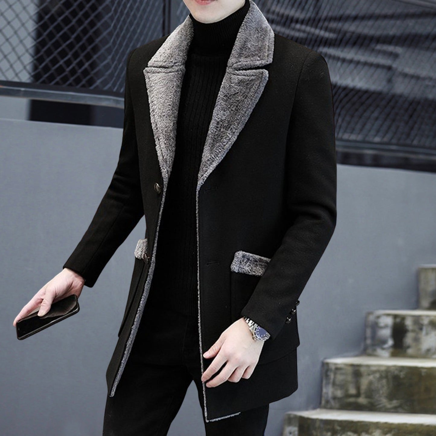 Men's Stylish Coat – Trendy Outerwear for Casual and Formal Occasions