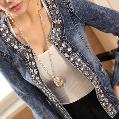 Denim Blazer Women – Stylish Casual Jacket for Work and Evening Wear