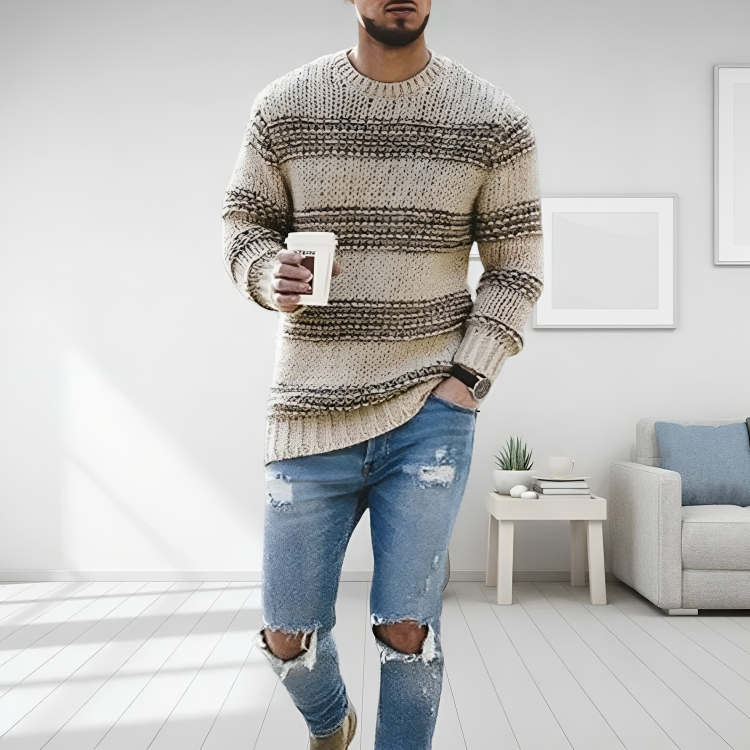 Men's Casual Jumper – Comfortable Knit Sweater for Everyday Wear