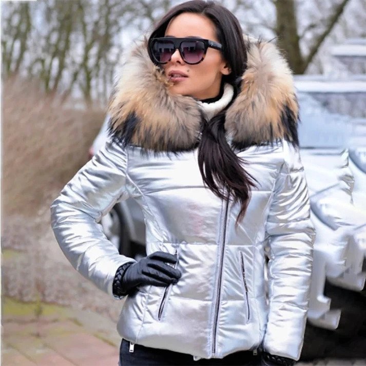 Winter Jacket for Women – Stylish Warm Coat with Hood and Pockets