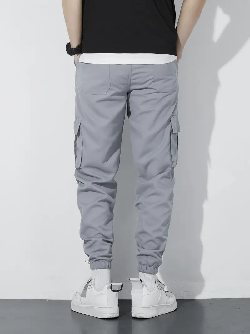 Men's Cargo Joggers – Stylish Lightweight Pants with Pockets for Casual Wear