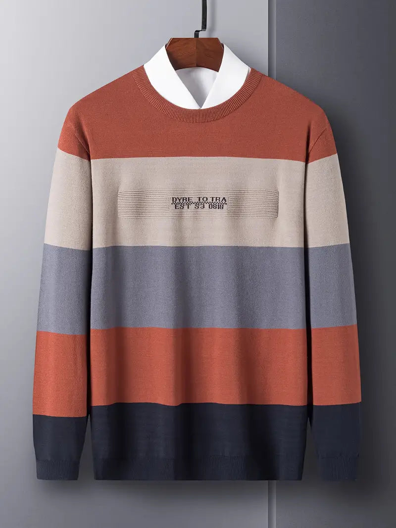 Men's Casual Jumper – Stylish Knit Sweater for Everyday Wear and Comfort