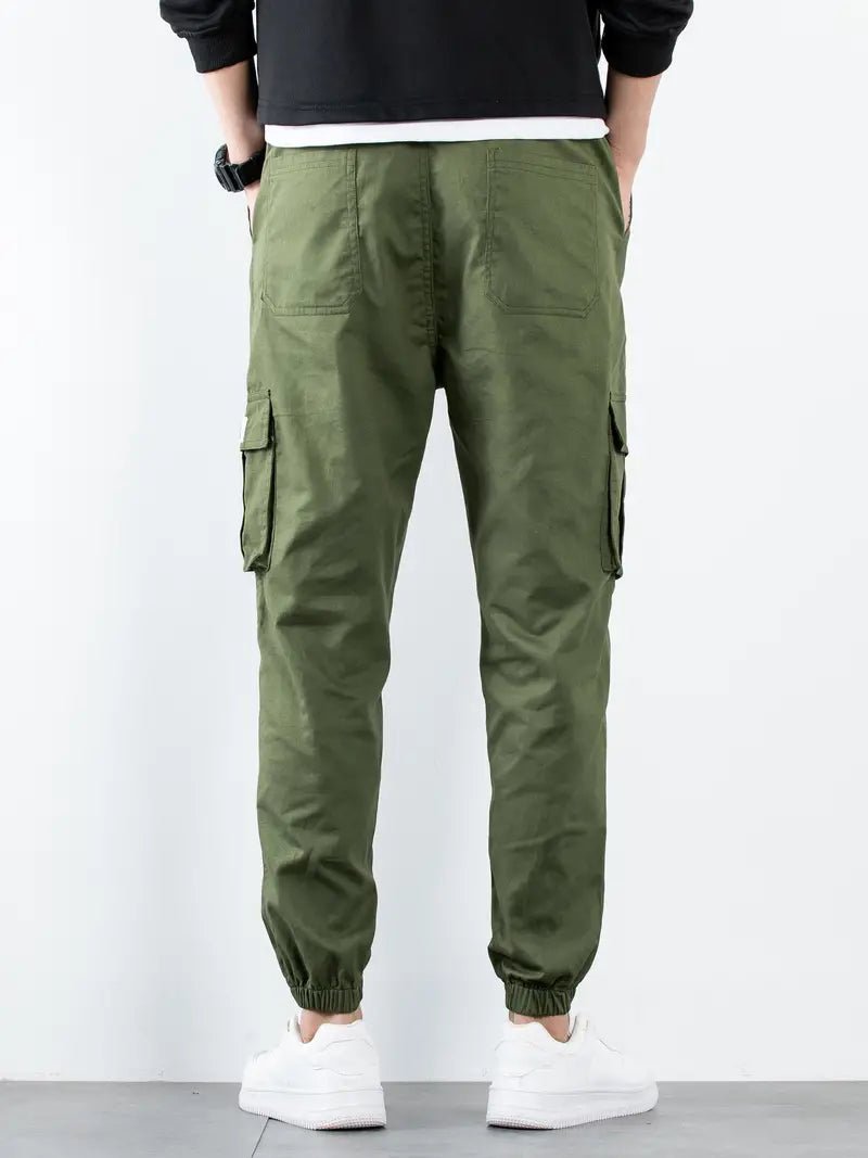 Men's Cargo Joggers – Stylish Lightweight Pants with Pockets for Casual Wear