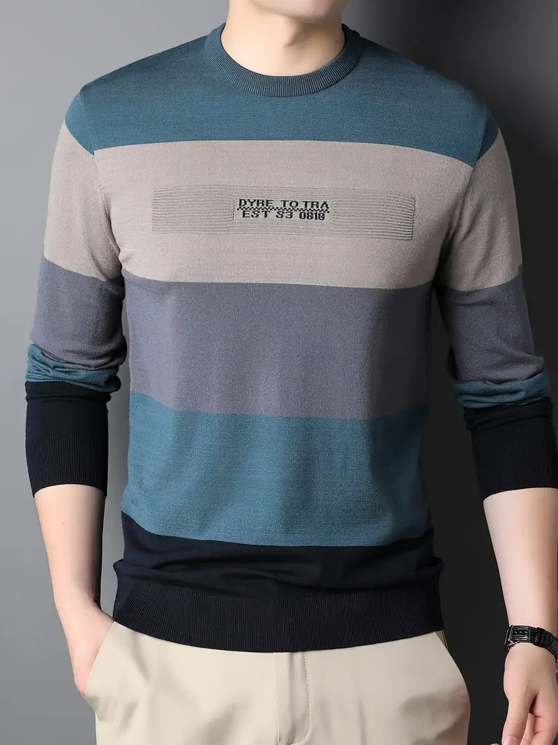 Men's Casual Jumper – Stylish Knit Sweater for Everyday Wear and Comfort