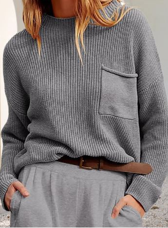 Women’s Classic Sweater – Cozy Knit Pullover for Casual and Chic Style