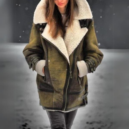 Winter Jacket for Women – Casual Warm Coat with Pockets and Stylish Design