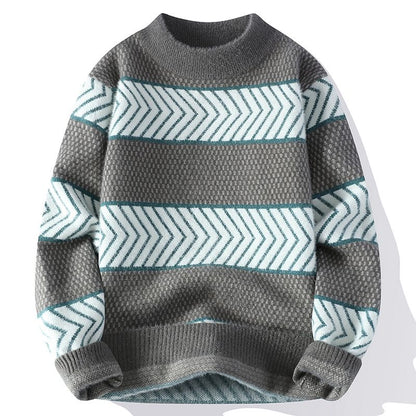 Men's Patterned Jumper – Stylish Knit Sweater for Casual and Smart Wear