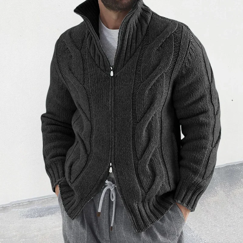 Men's Cardigan – Cozy Knit Sweater for Casual Wear and Layering