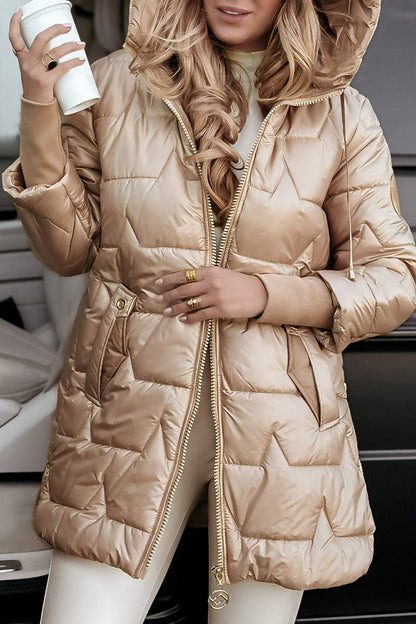 Padded Coat for Women – Warm Hooded Jacket with Stylish Design and Comfort