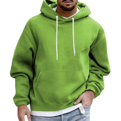 Hooded Pullover Men – Stylish Warm Sweatshirt for Casual Wear and Outdoor