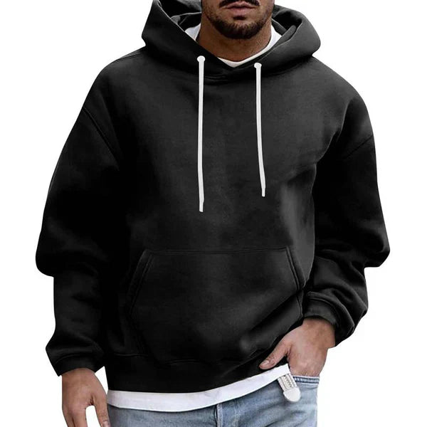 Hooded Pullover Men – Stylish Warm Sweatshirt for Casual Wear and Outdoor